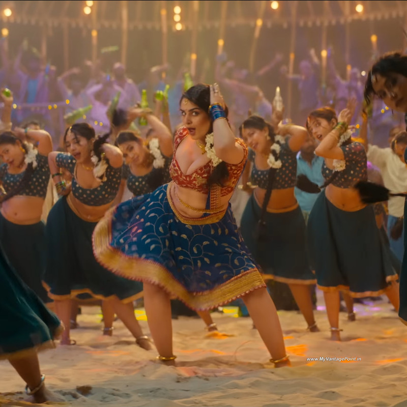 13 Ayesha Khan Hot Item Song MOTHA in Gangs of Godavari (2024)