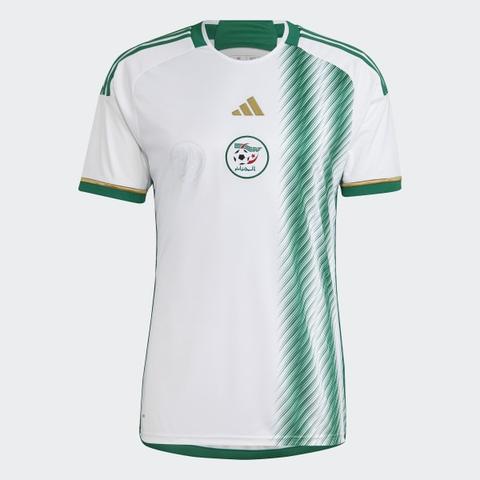 Maillot Domicile Algerie 22 blanc HE9254 db01 laydown