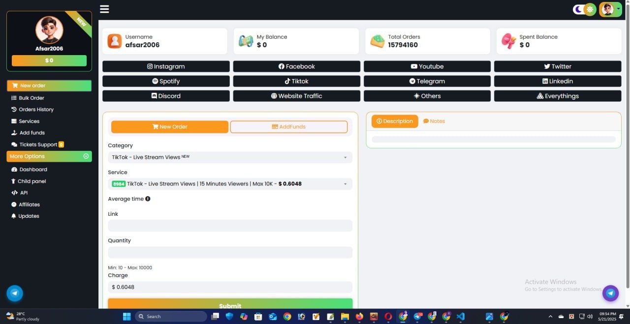 BD Social Media - SMM Panel