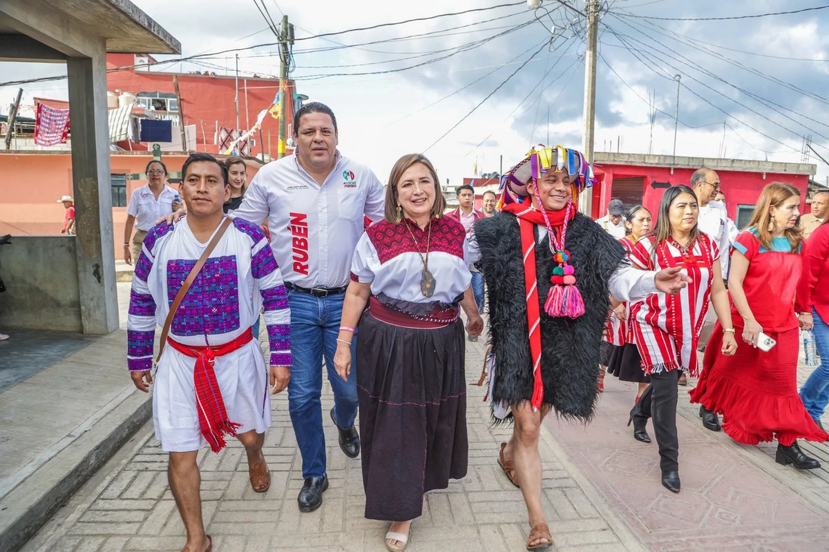 Xóchitl Gálvez en Chiapas pide no ceder a la presión de los Siervos de la Nación