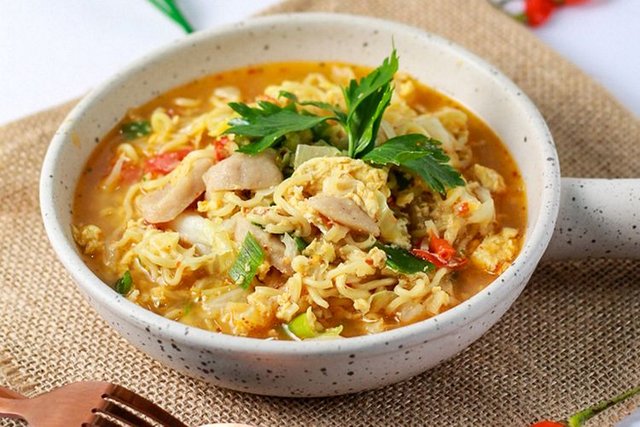 Resep Mie Kuah Andeliman pedas Resep Mie Kuah Andeliman pedas