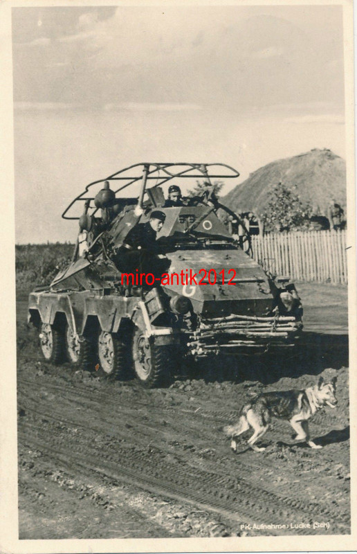 Foto, Ak, Unsere Wehrmacht, Panzerspähwagen auf 