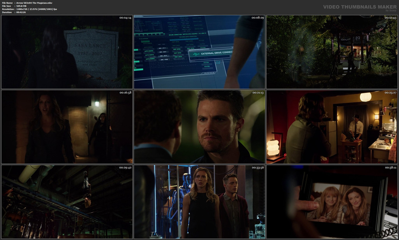 Arrow S03e04 The Magician.mkv