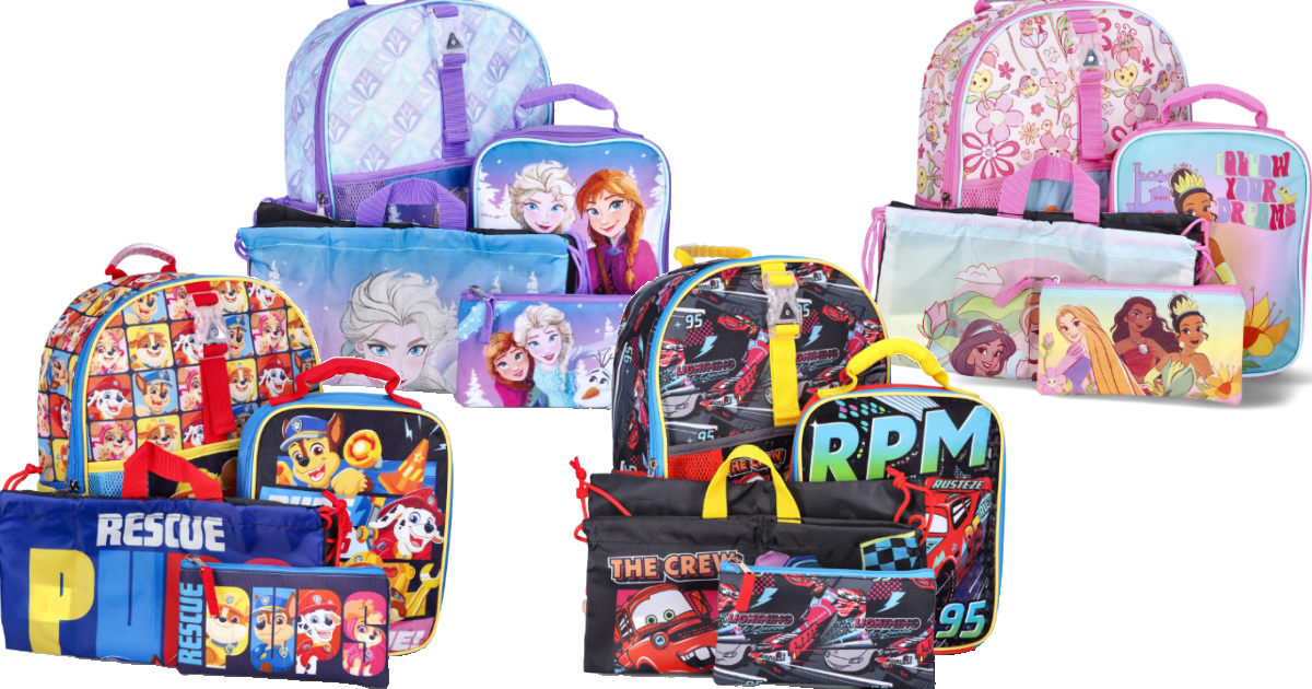 Cute Character Backpack Sets: Now on Sale at Walmart Cute Character Backpack Sets: Now on Sale at Walmart