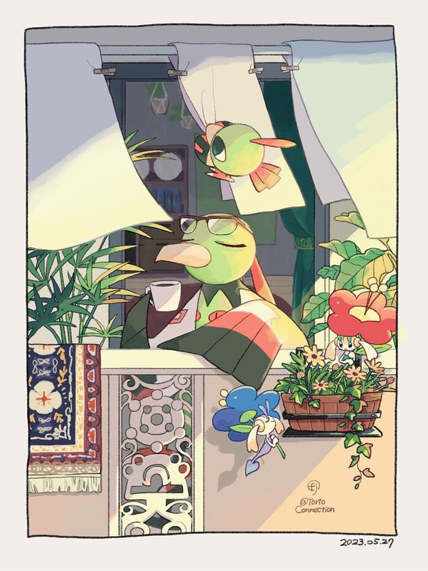 natu-xatu-and-floette-pokemon-drawn-by-c