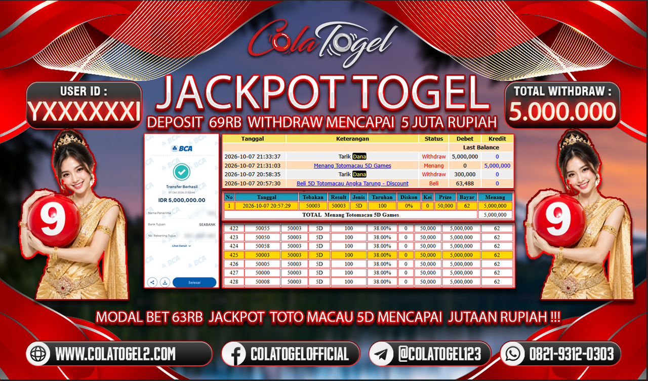 JACKPOT TOTOMACAU !!!