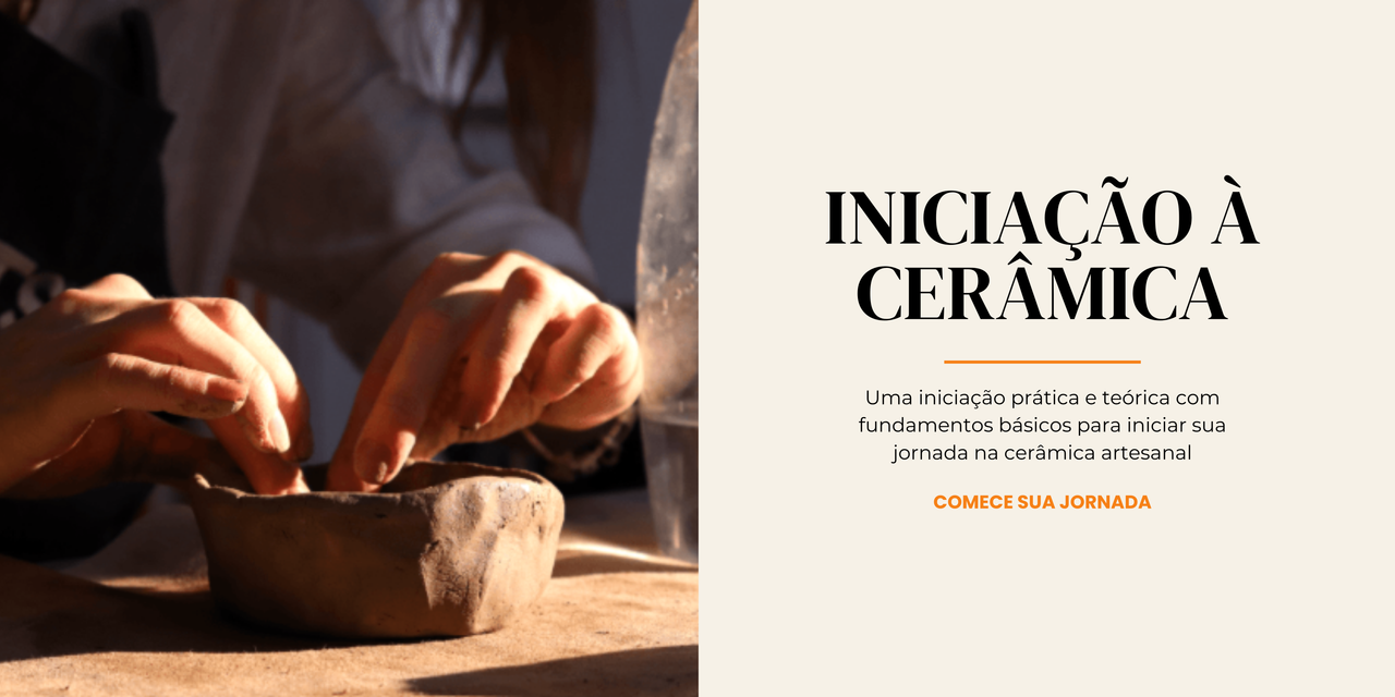 Oficina de iniciação à cerâmica