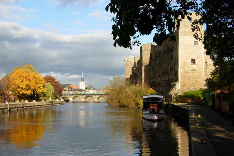 River Trent - UK river flowing through England