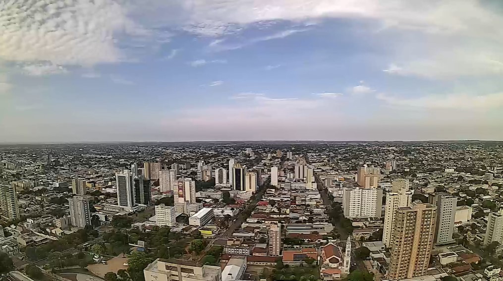 Campo Grande nesta manhã de segunda-feira