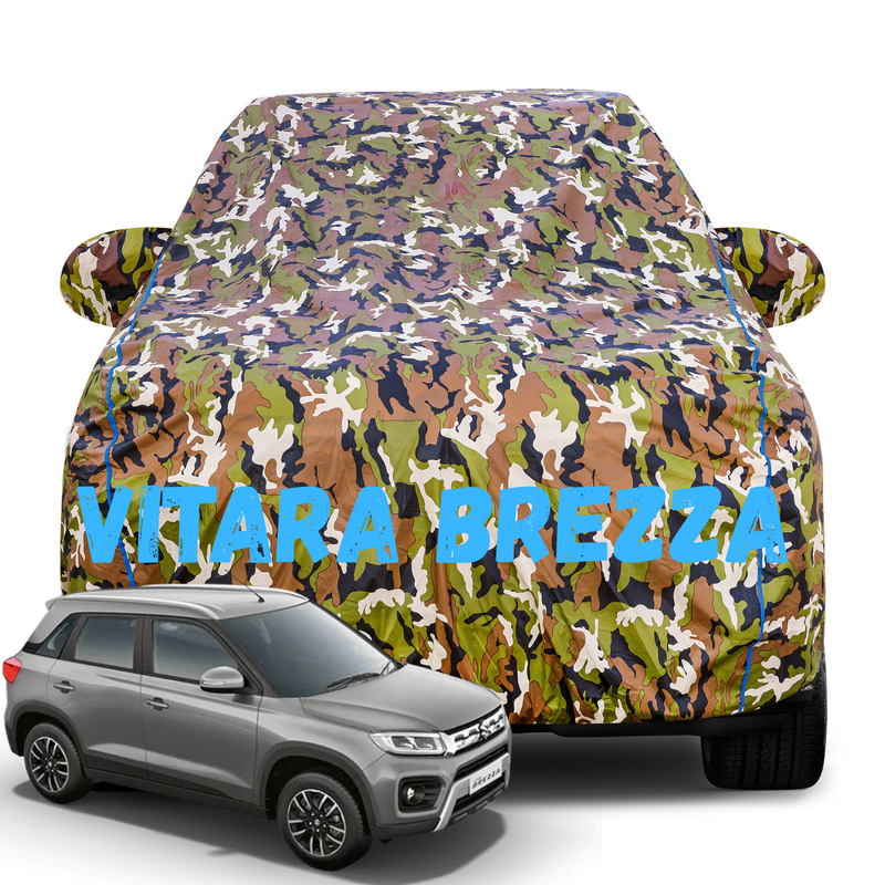 Vitara Brezza Army Car Cover