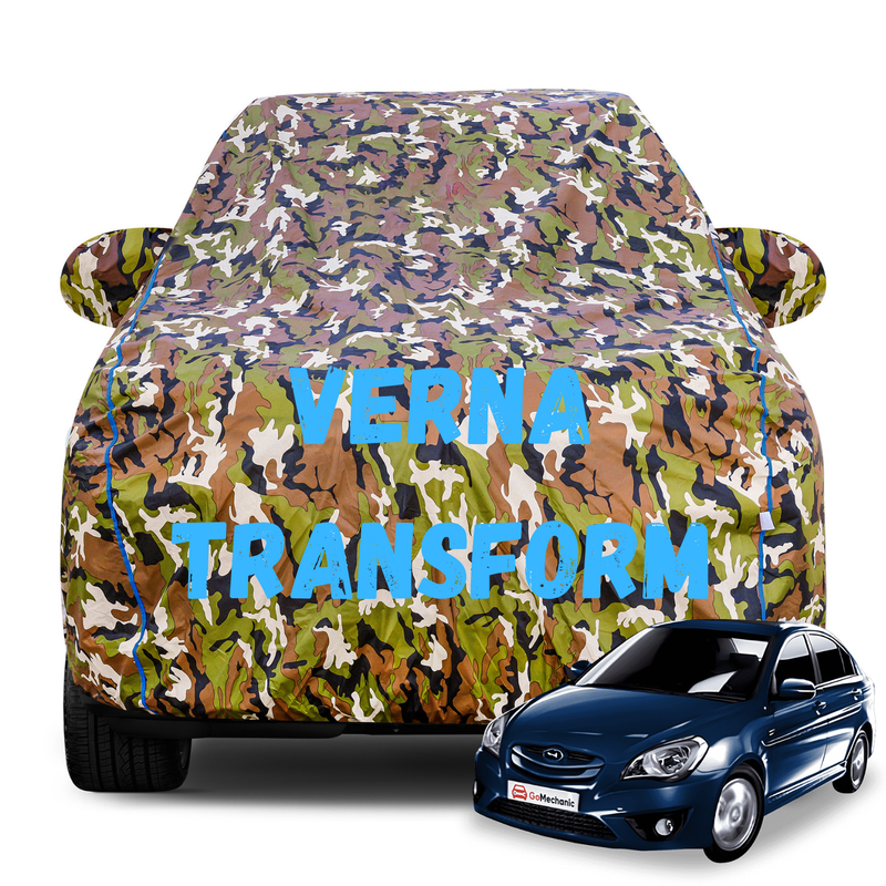 Verna Transform Army Car Cover