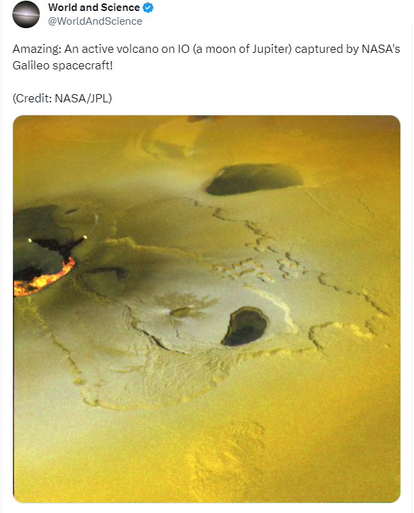 Vulkan auf Jupiter-Mond Io