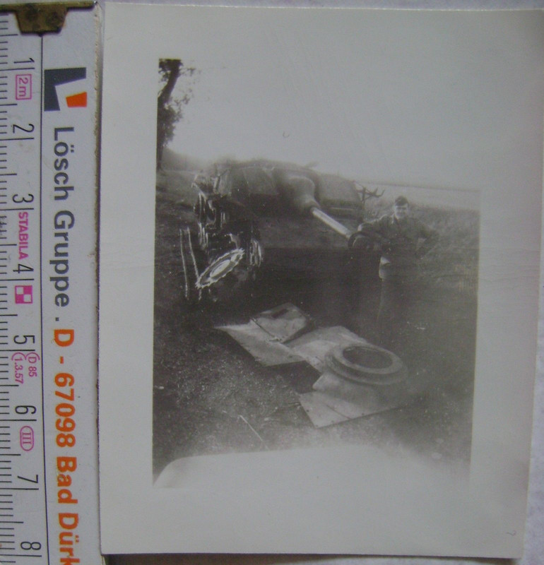 Sturmgeschütz Wehrmacht mit Saukopfblende, Wrack
