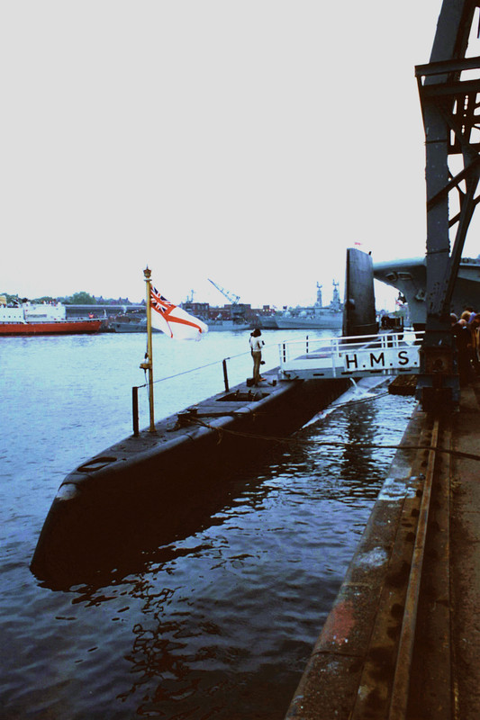 HMS Sealion в Чатаме, 25 мая 1980