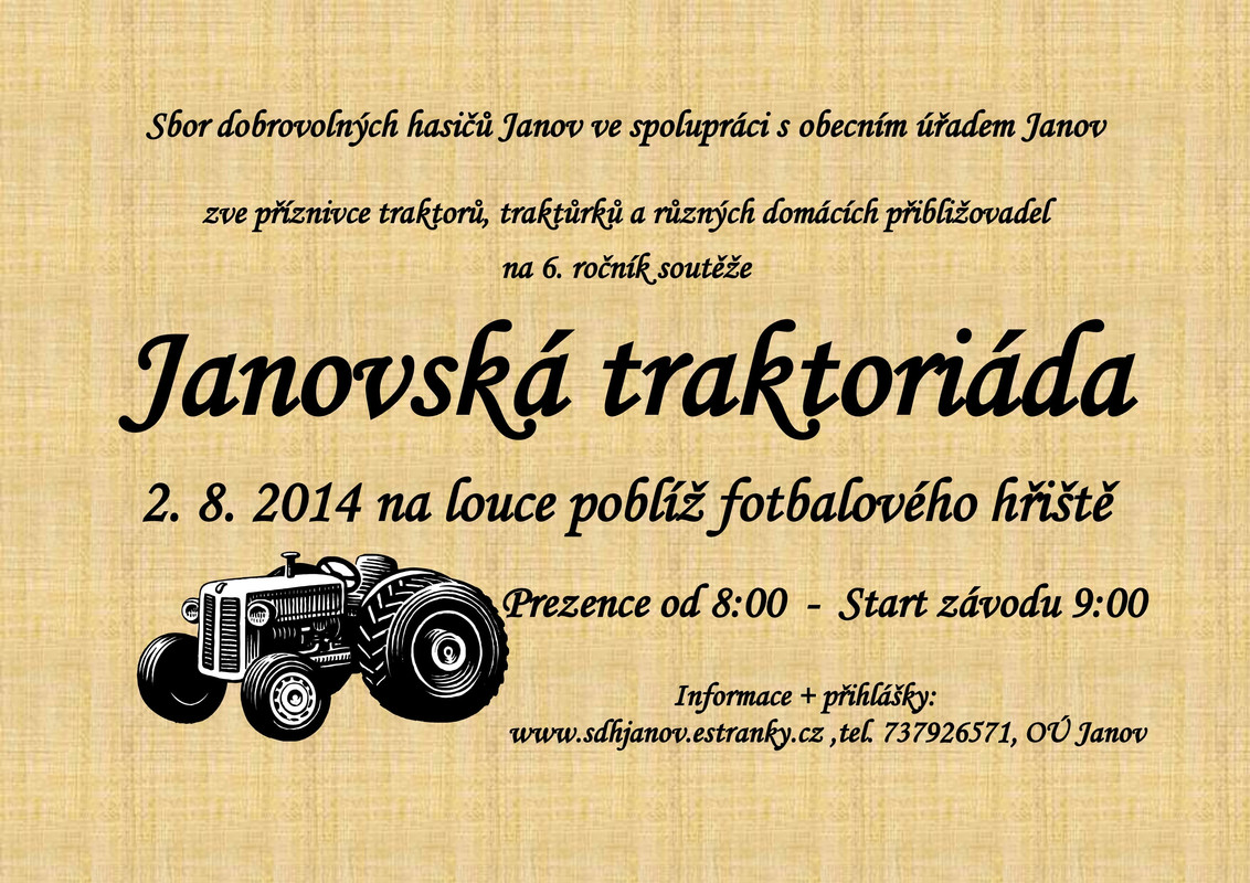Page 1 - Janovská traktoriáda 2014
