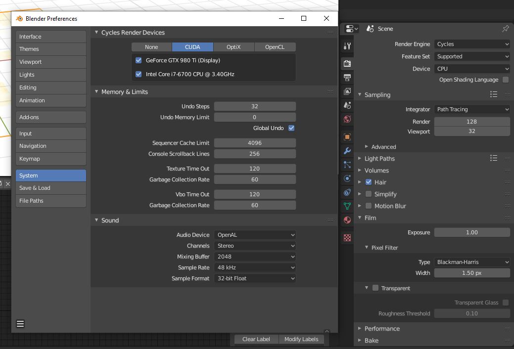 Cycles CPU GPU setup Blender Italia Community