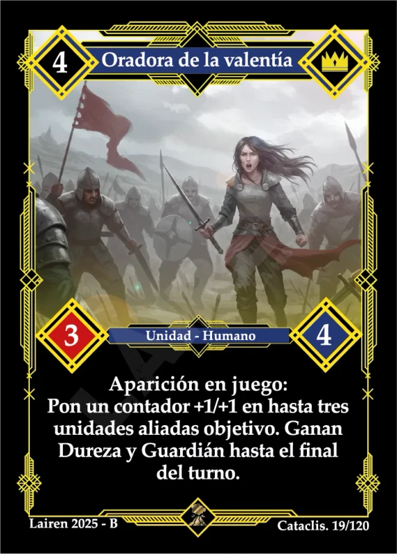 ORADORA DE LA VALENTIA