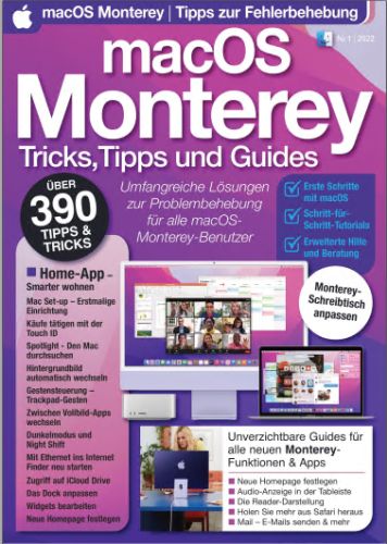 Cover: MacOs Monterey Tricks, Tipps und Guides No 01 2022