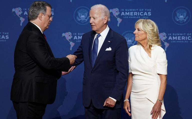Marcelo Ebrard agradece a Joe Biden bienvenida a la Cumbre de las Américas