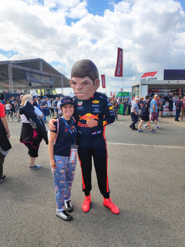 Hayley with bootleg Max Verstappen