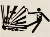 WARNING SIGN STICKMAN!