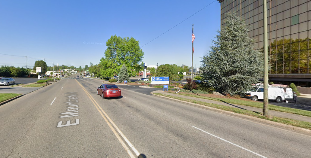 Outside view of business property