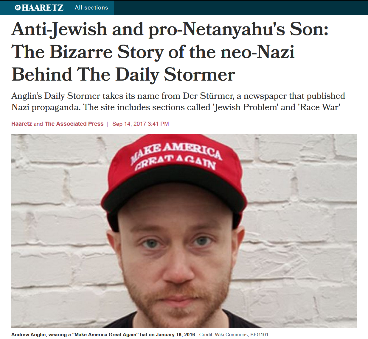 Andrew Anglin Yair Netanyahu 2