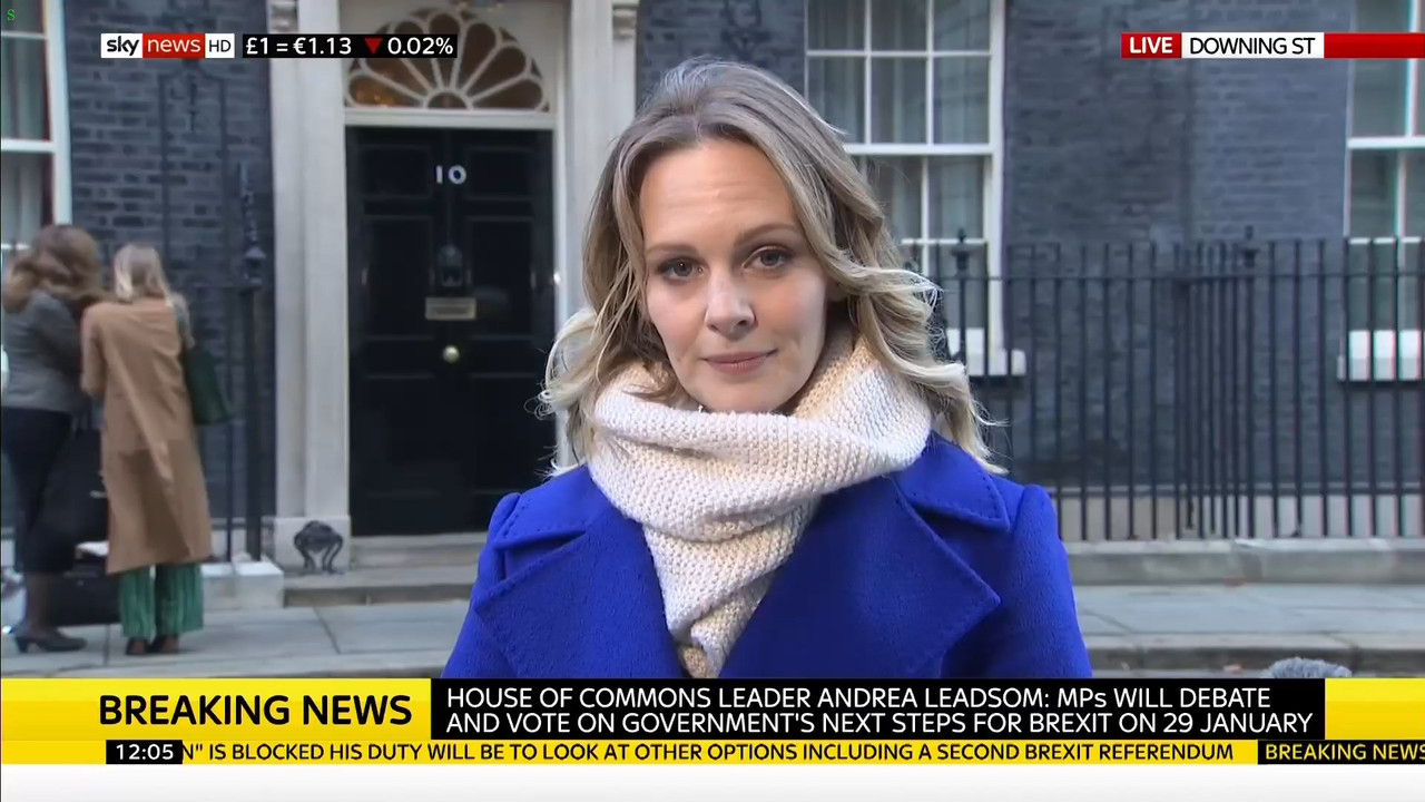 17 January - 12.00.00 - Sky News. Colin Brazier and Jayne Secker