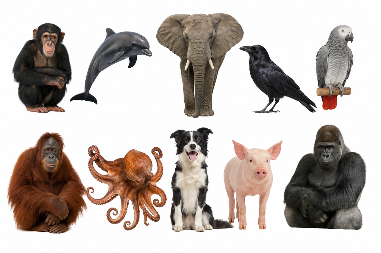Top 10 des animaux les plus intelligents au monde (2026)