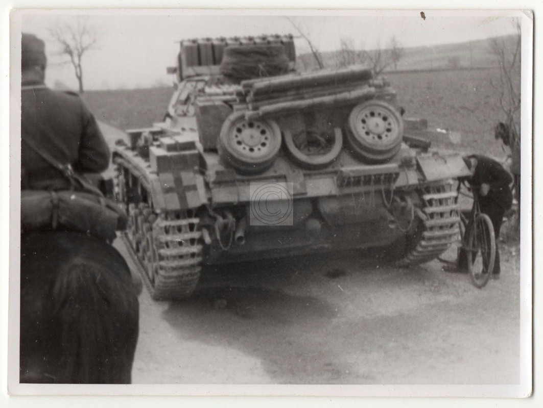 Schöne Detailaufnahme Panzer Tank III mit einer 