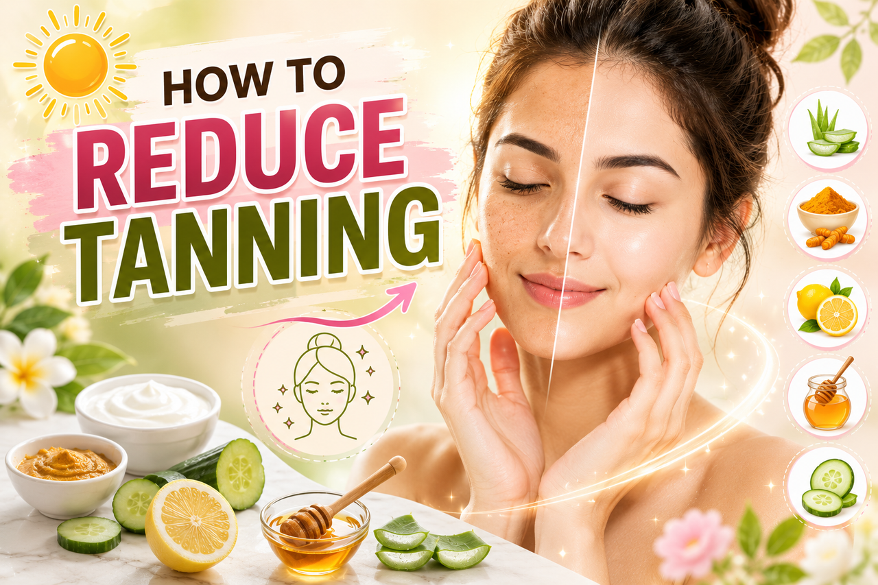How to reduce sun tan in summers