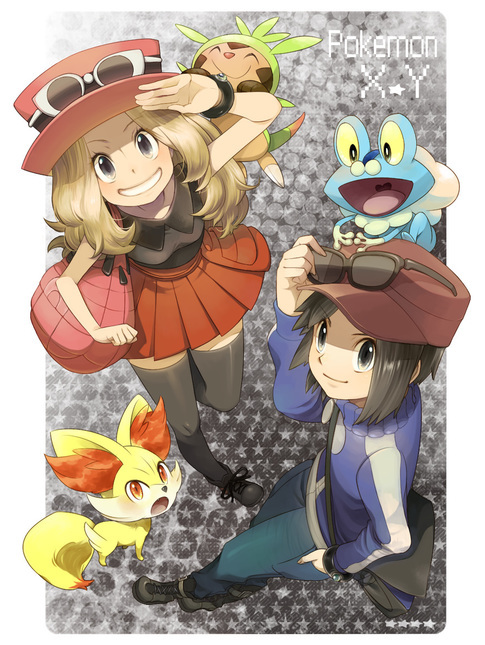 serena-calem-fennekin-chespin-and-froaki