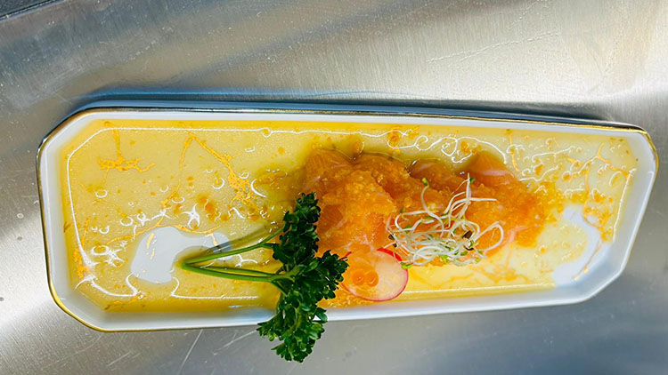 280. Carpaccio di salmone