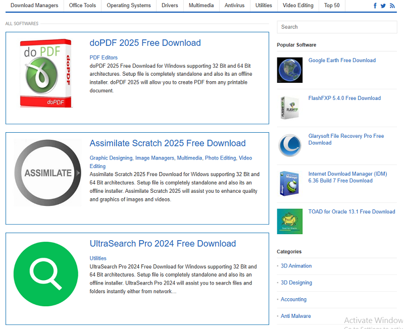 free software download sites