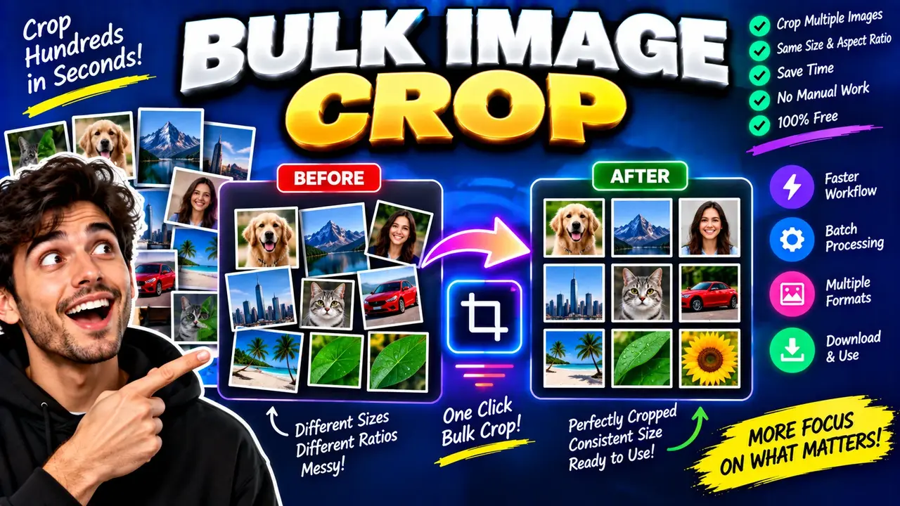 Free Bulk Image Cropper Online - Batch Crop Photos