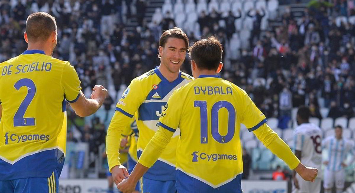 Juventus-Salernitana 2-0: Dybala-Vlahovic e Inter a -1 in Classifica Serie A