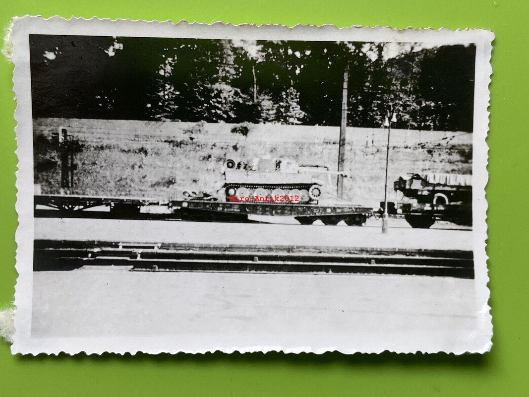 Foto, 6.(LN.-Ers.)Lg.N.Rgt.7, Tiger Panzer, 011945, Litzmannstadt (2)