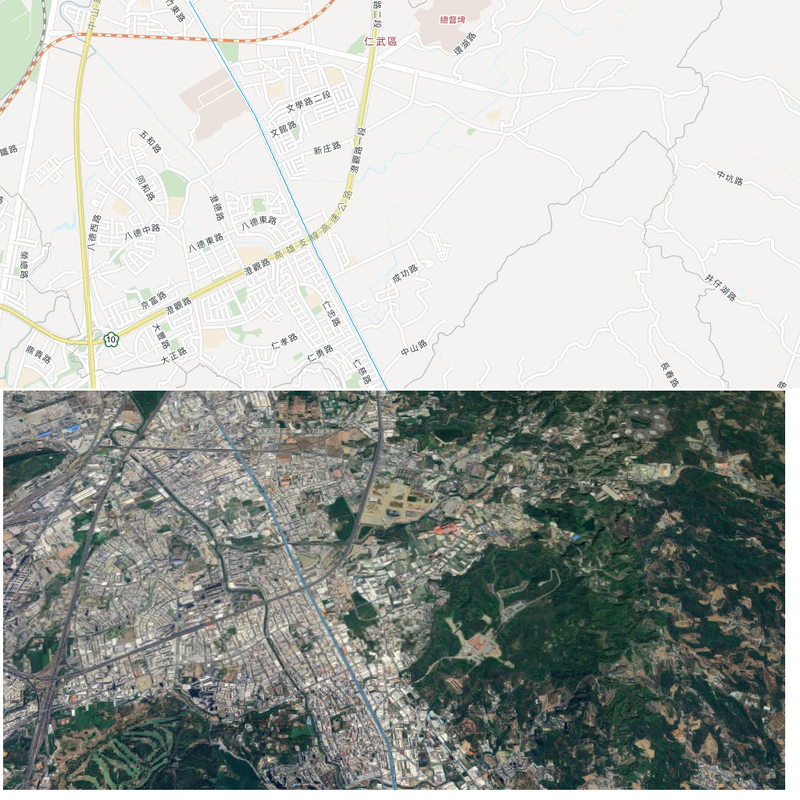 仁武街道From2023yMAPCOMTW雙圖