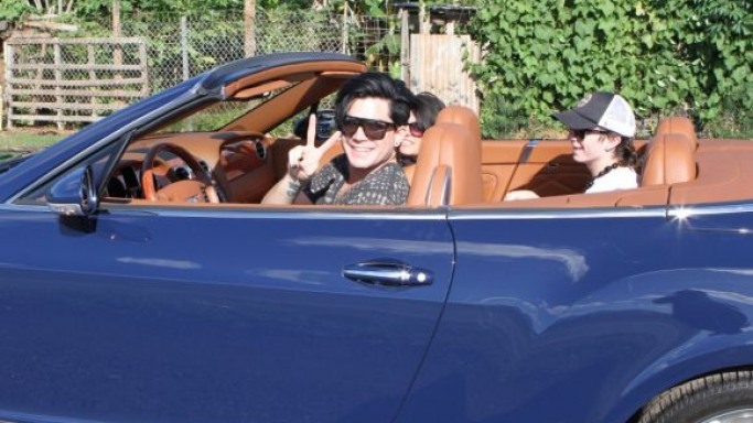 Photo of Adam Lambert BMW 650i, Ford Mustang GT & Bentley Convertible GTC - car
