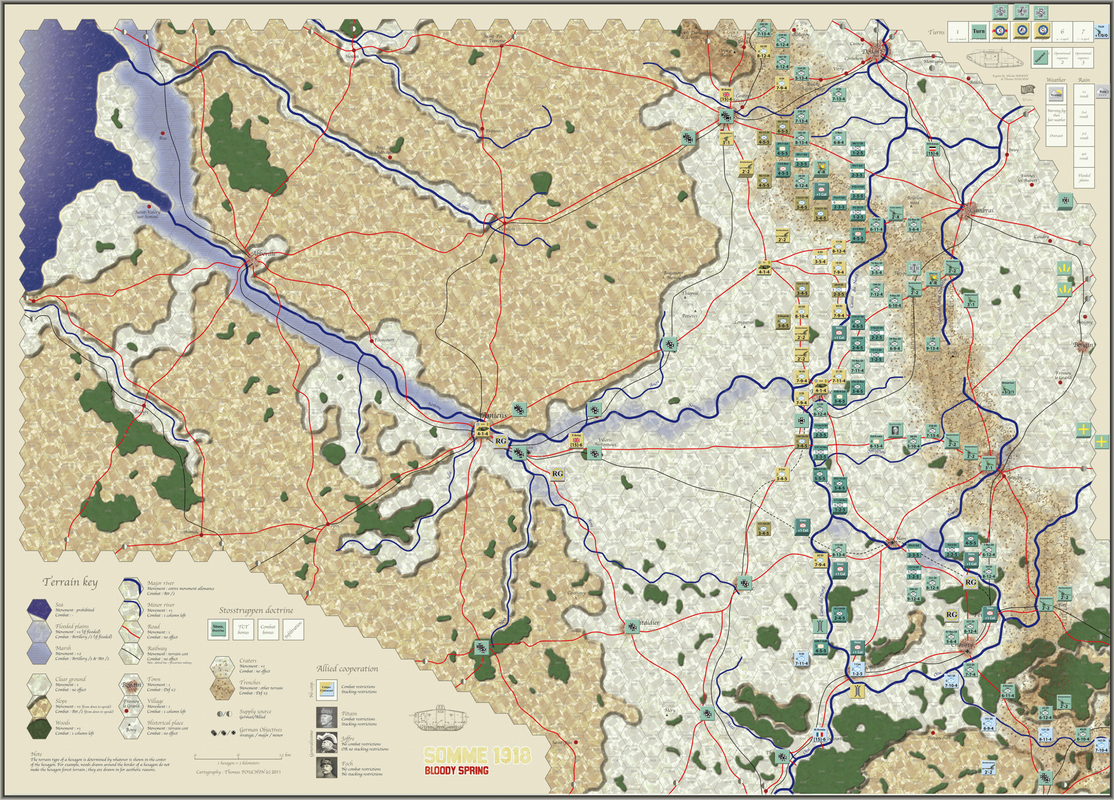 Somme 1918Map