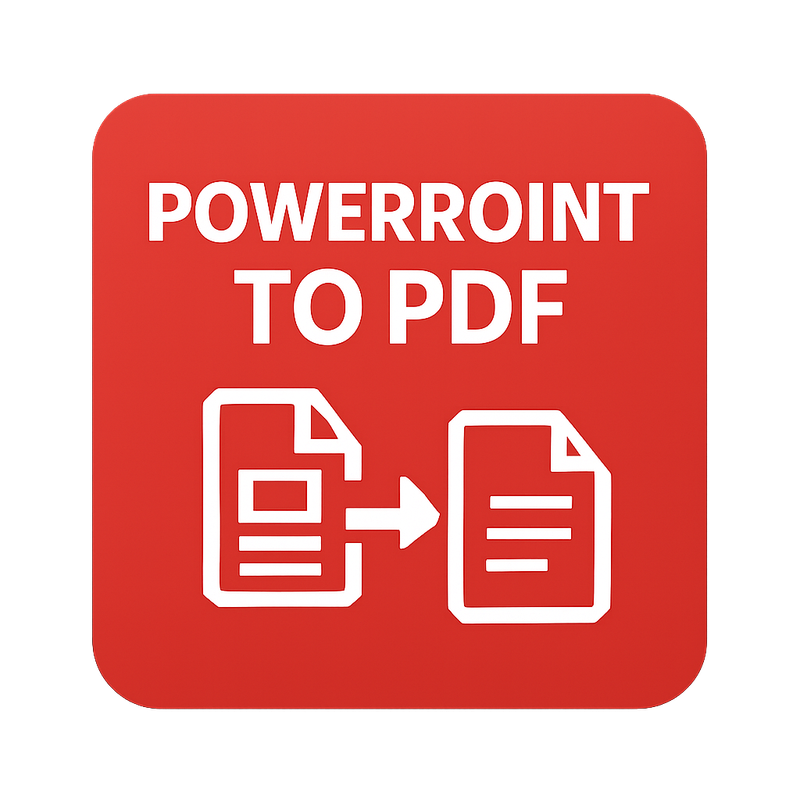 PowerPoint to PDF Icon