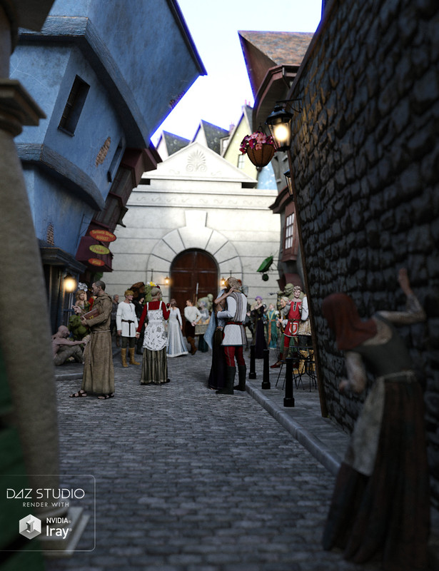 fantastic fantasy street 00 main daz3d 1