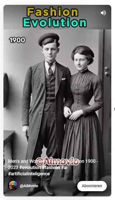 Modeentwicklung der letzten 100 Jahre