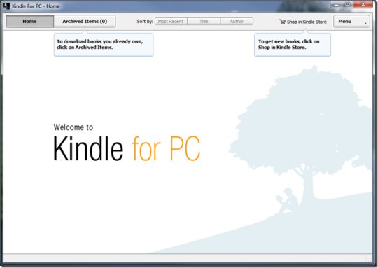 Kindle for PC 1.35