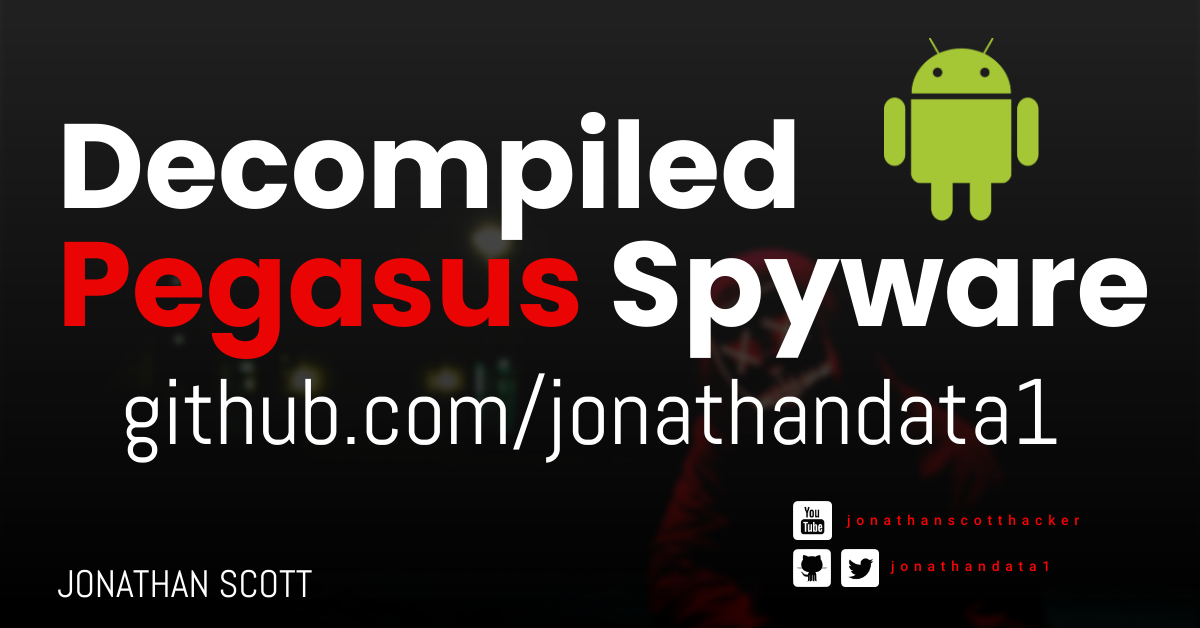 PEGASUS SPYWARE RAW DECOMPILED