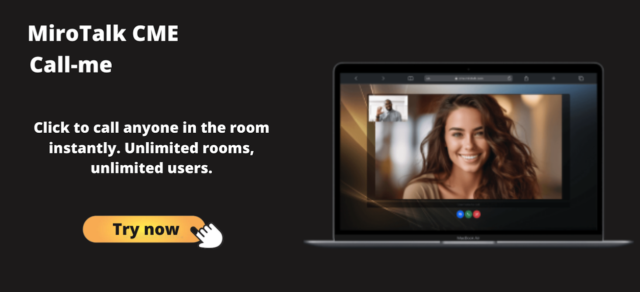 Call-Me click-to-call video application