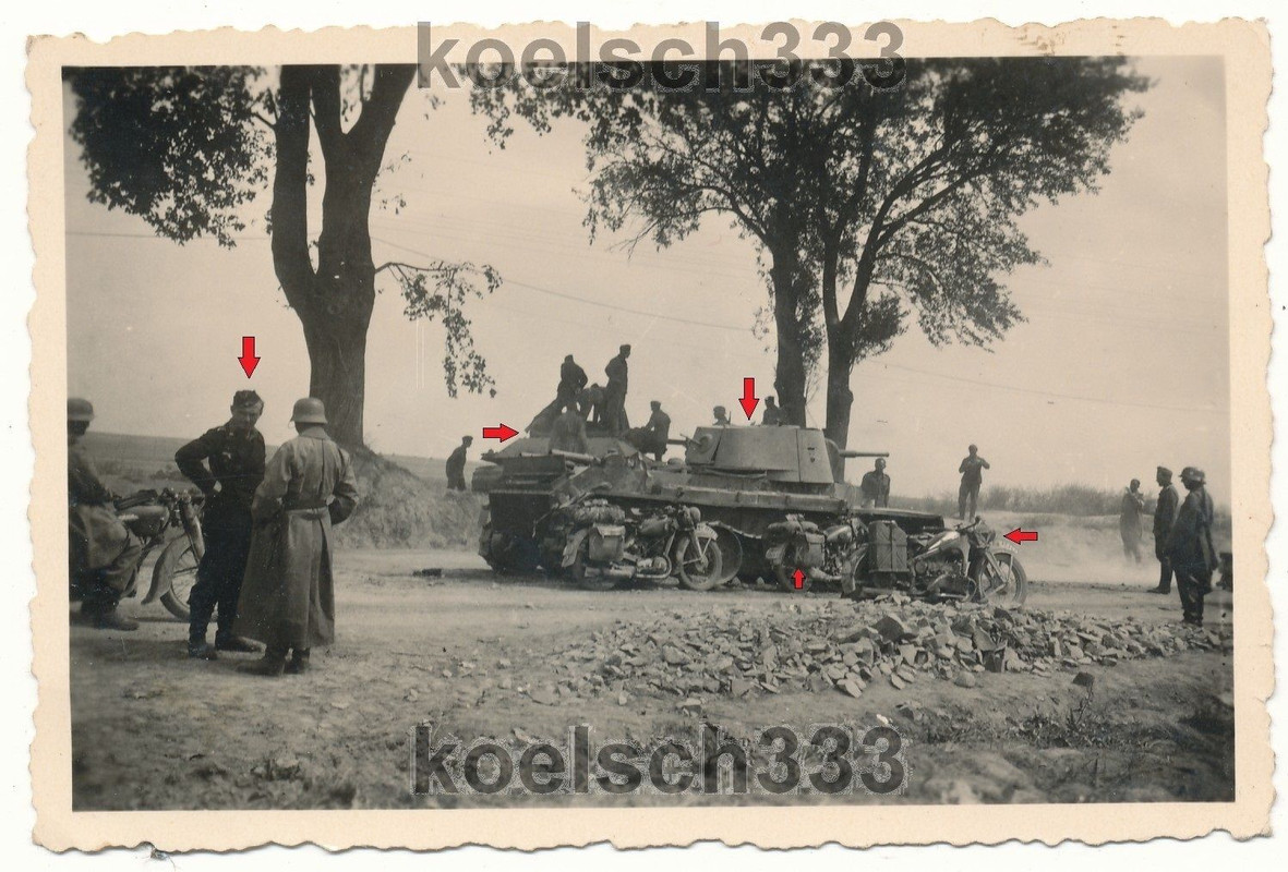 T-34 & BT Panzer Beute Panzermann Krad Motorräde
