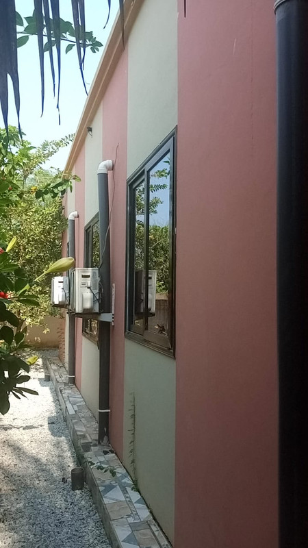 Modern kitchen in 2-bedroom Pedu apartment Cape Coast rental property