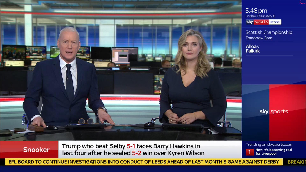 08 February - 17.00.00 - Sky Sports News At 5. A comprehensive r