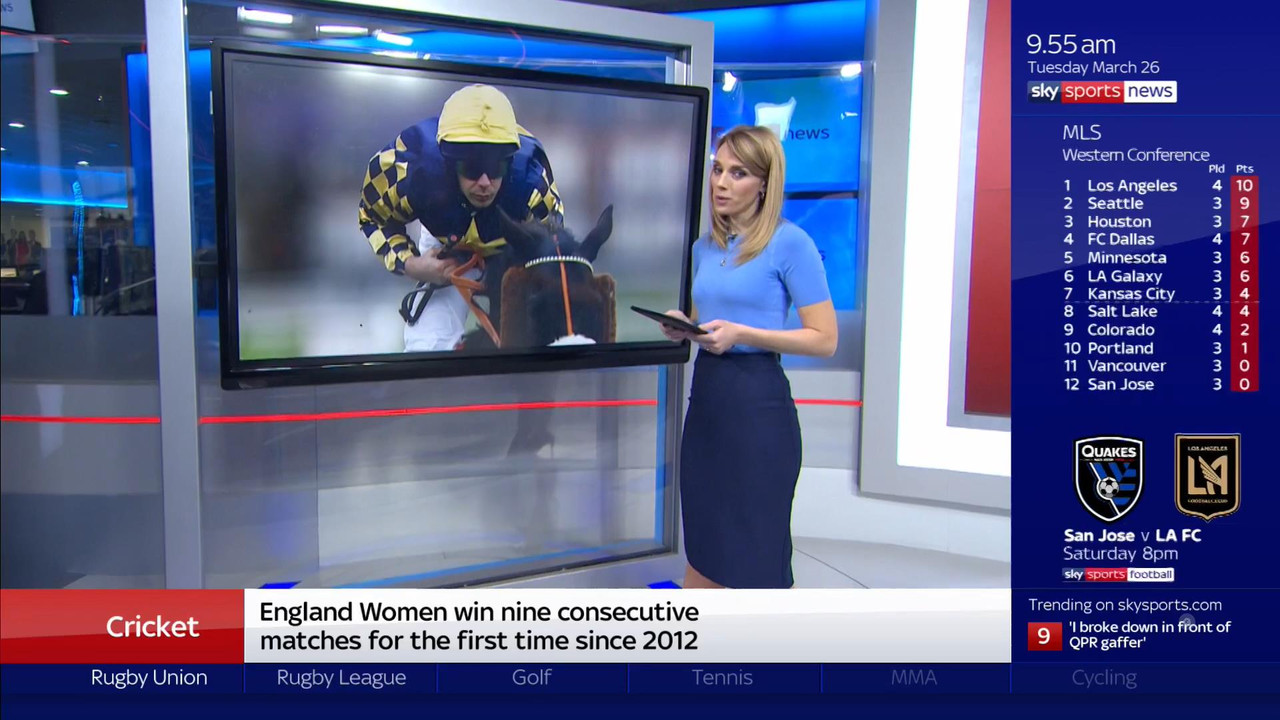 26 March - 09.00.00 - Good Morning Sports Fans. Round-up of the 